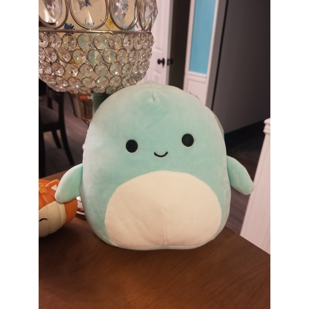 NWT Squishmallows 2020 8" Perry the Blue Teal Dolphin Sealife Series #2